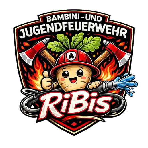 Logo der Bambini- und Jugendfeuerwehr RiBis